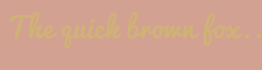 Image with Font Color D0B176 and Background Color D2A192